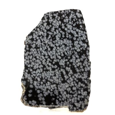 Obsidian Schneeflocke + Christobalit. 1125,5 ct. Black Spring, Utah, USA.