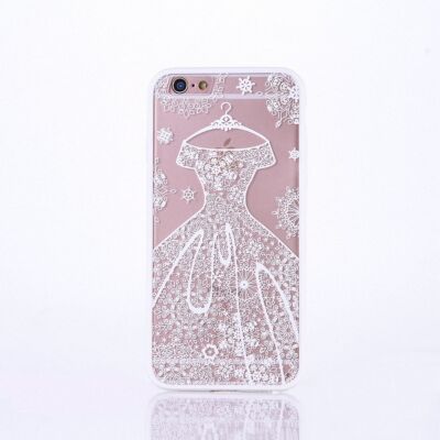 Huawei P9 Handy Hülle Mandala Case Schutzhülle Motiv Cover Bumper Kleid Weiß Neu