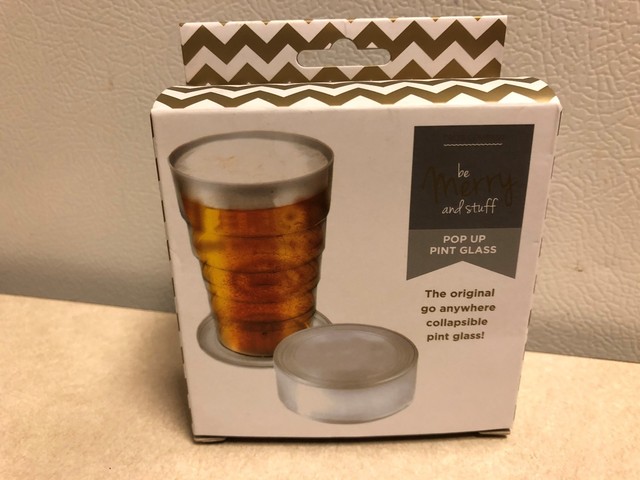 collapsible pint glass