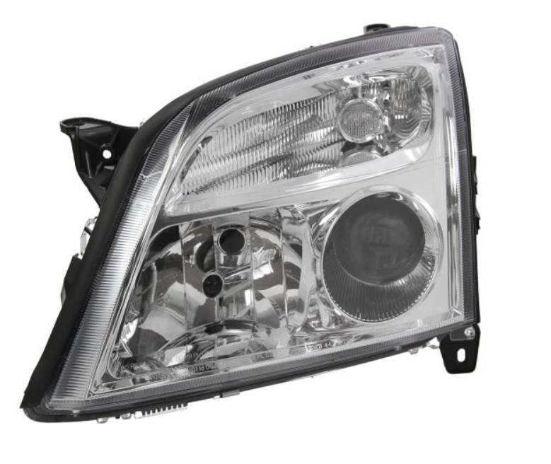 Phare gauche Opel Vectra C Signum finition chrome et verre anti-UV