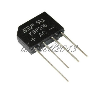 10PCS KBP206 KBP206G Single Phase 2.0 AMPS Glass Passivated Bridge Rectifiers