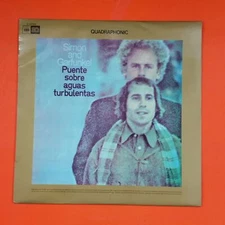 SIMON & GARFUNKEL Puente Sobre Aguas Turbulentas Q63699 SGAE Quad LP Vinyl VG++