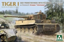 Takom 1/35 Tiger I Early with Steel Wheels with Zimmerit Gruppe Feh #2202📌USA📌