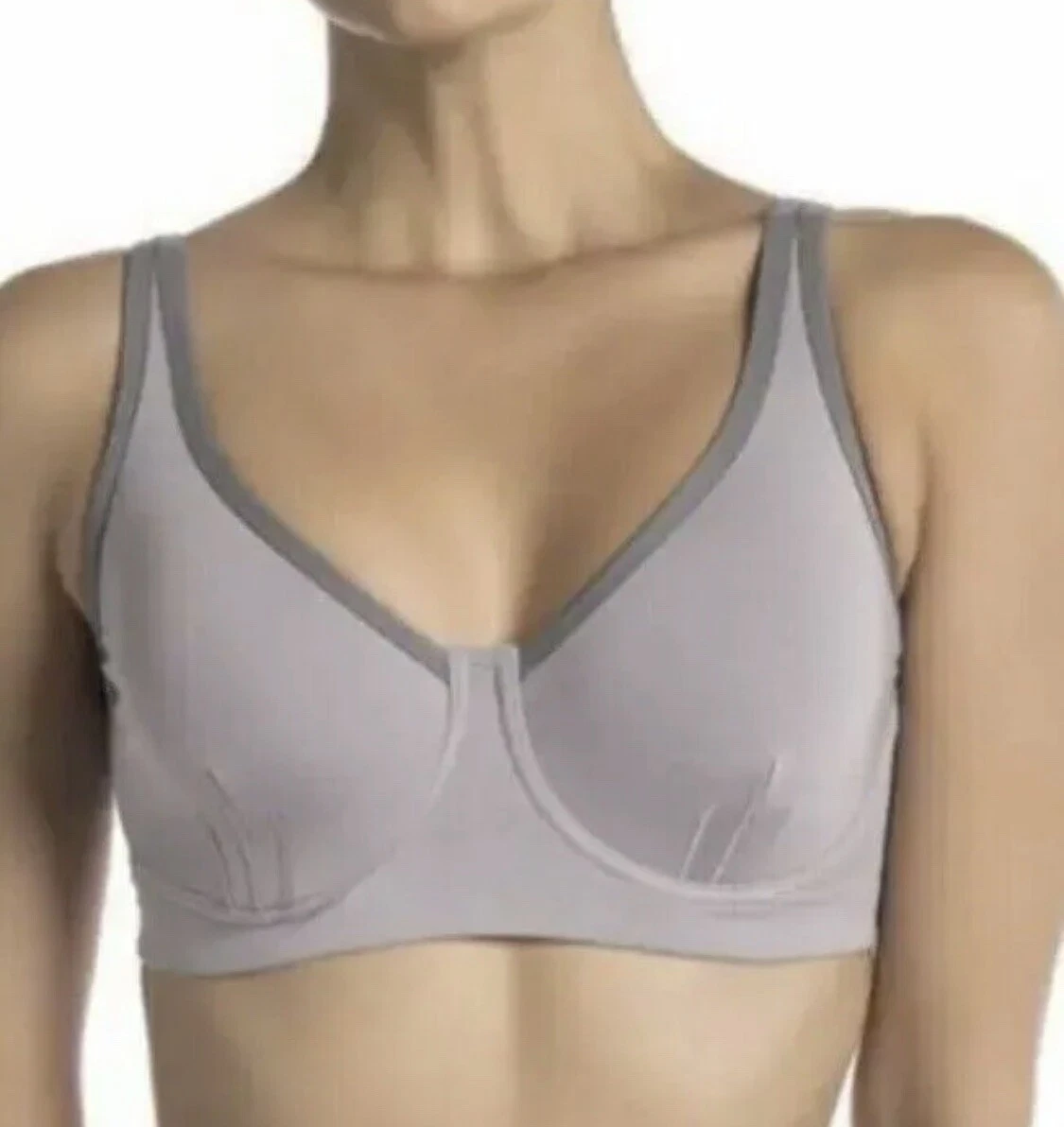 Natori's Women Performance Sport Bra (Silver Sconce/Grey, 36DD) 