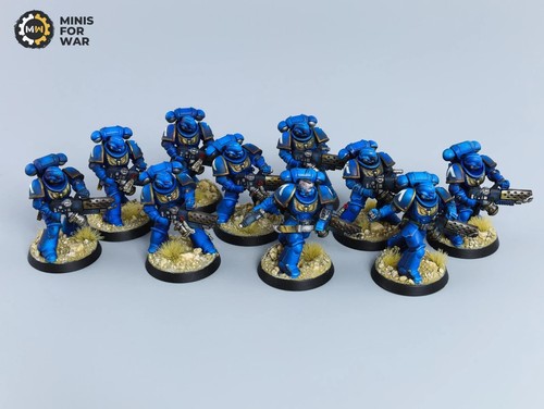 Escouade Infernus Ultramarines - 10 Space Marines Warhammer 40k - Bien Peints
