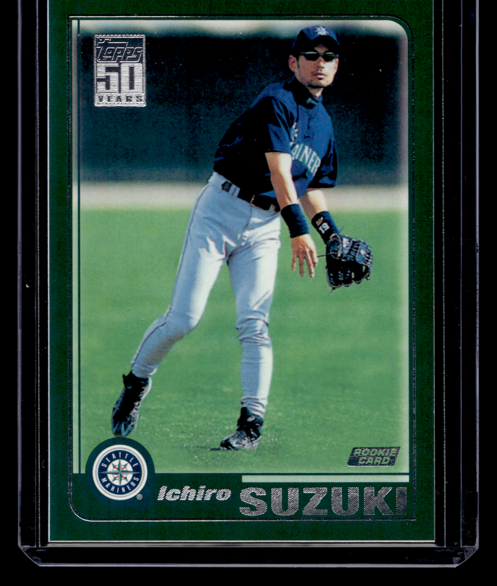 イチロー Ichiro Suzuki メジャー1年目レアカード Ichiro Suzuki Rookie Reprint Topps The Cards Your Mom Threw