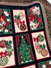 Quilt top: Handmade Christmas Quilt Top- 47" x 66" - Christmas Smorgasbord — photo 7
