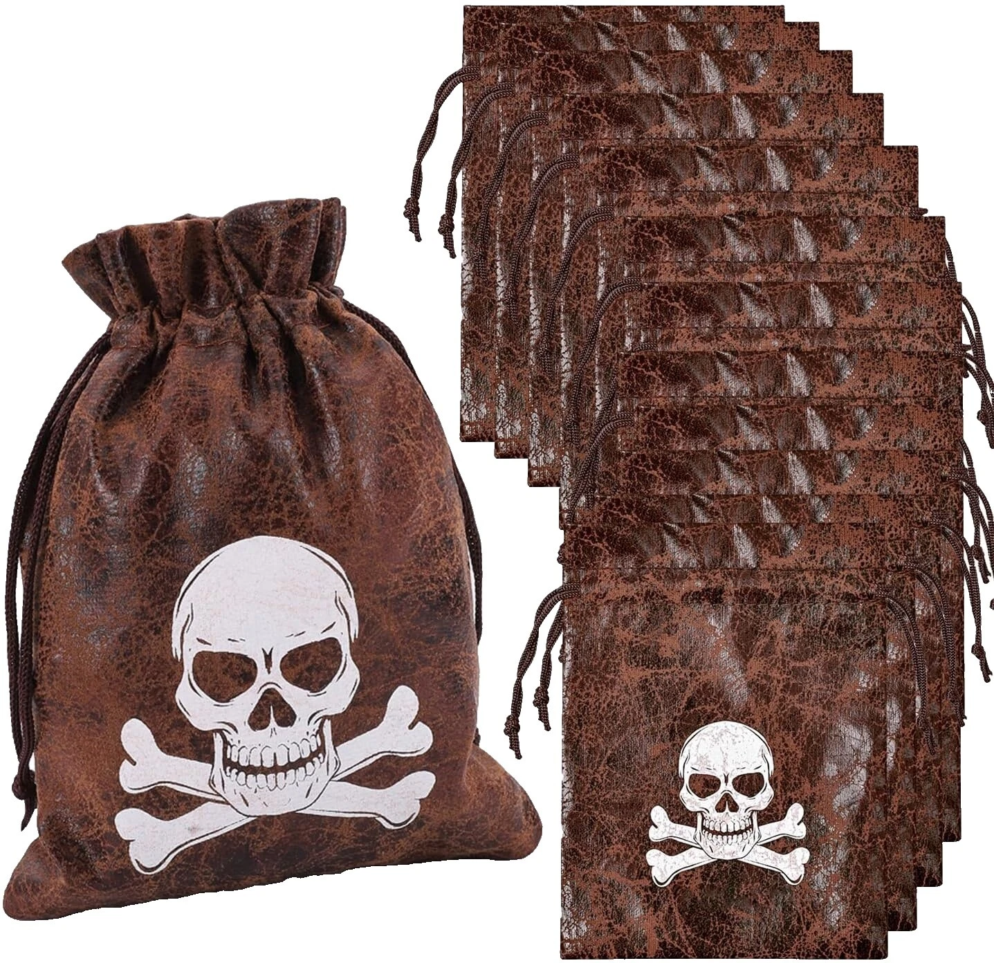 Brown piratas Party Favors & Bolsa Rellenos