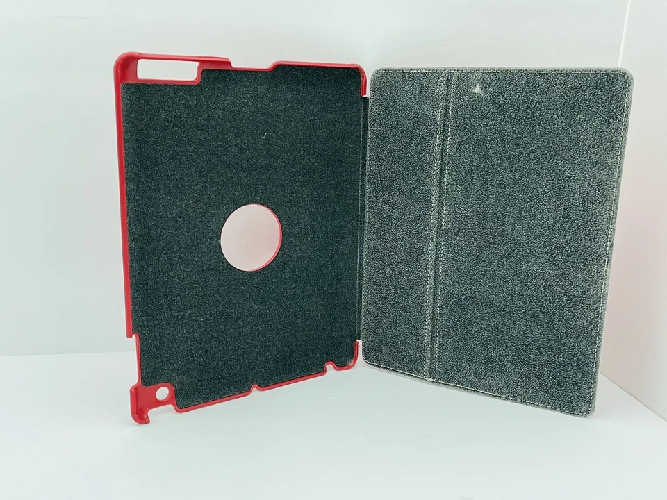 For iPad 2nd Gen 9.7''inch Folding Folio Red Tablet Case Cover - Image 3 of 4