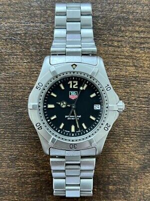 TAG HEUER 2000 Professional WK1110 Watch 39mm Black Dial TAG HEUER 2000 Professional WK1110 Watch 39mm Black Dial