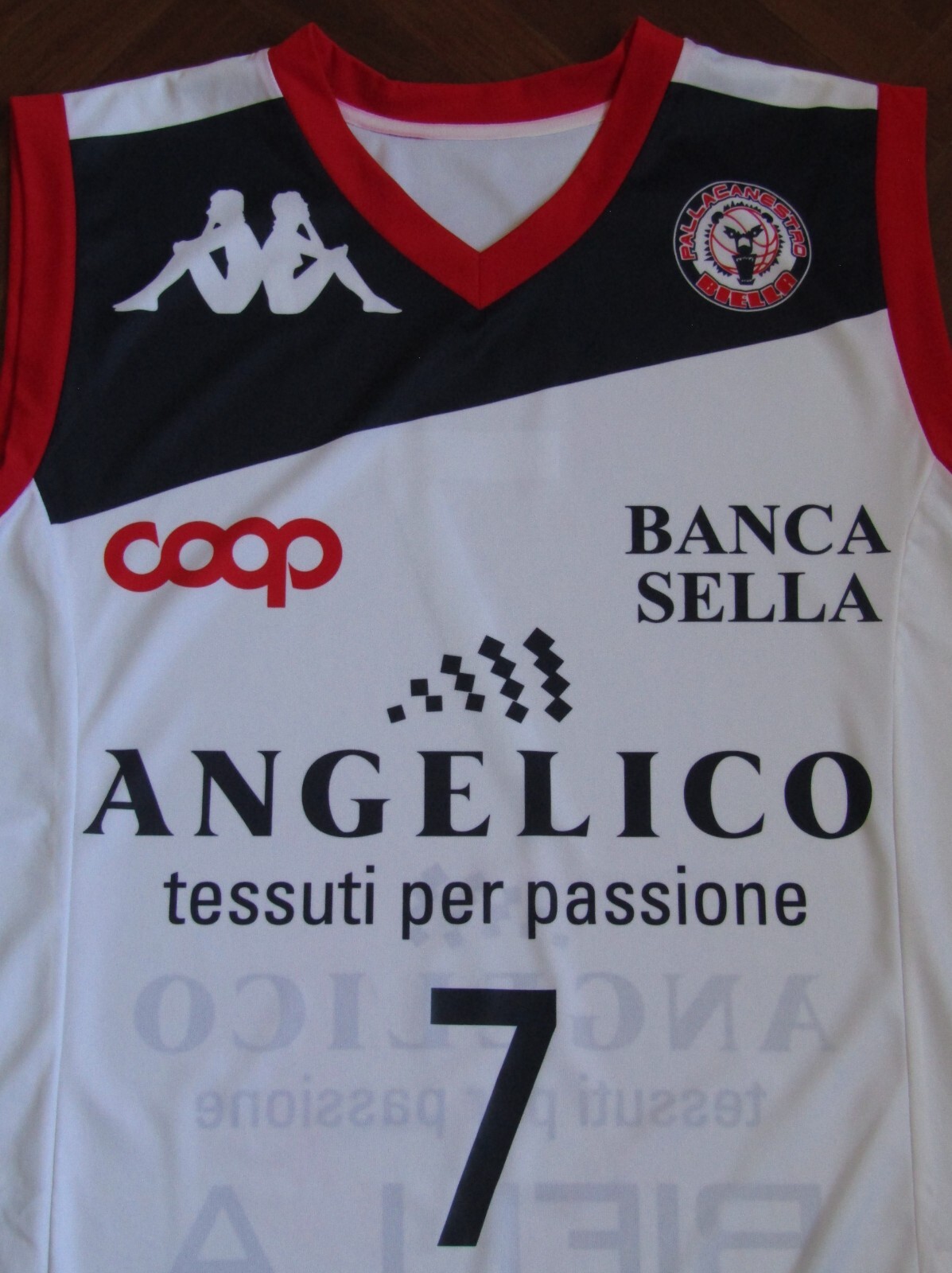 Maglia basket SORAGNA BIELLA canotta maillot jersey trikot BENETTON TREVISO FILA