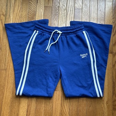 Vintage Unisex Reebok Flare Sweat Pant | Size Medium | Royal Blue Color | Thrift