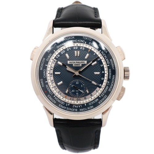 Patek Philippe World Time Complications 18K White Gold Watch 5...