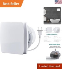 Efficient 4" Exhaust Vent Fan: Ideal for Kitchen, Bathroom, and Garage Use