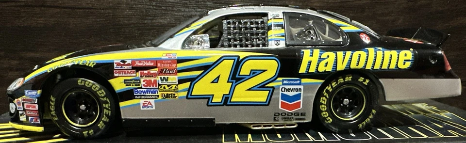 2003 Jamie McMurray #42 Texaco Havoline Rookie Dodge 1/24 Action NASCAR Diecast - Imagem 2 de 4