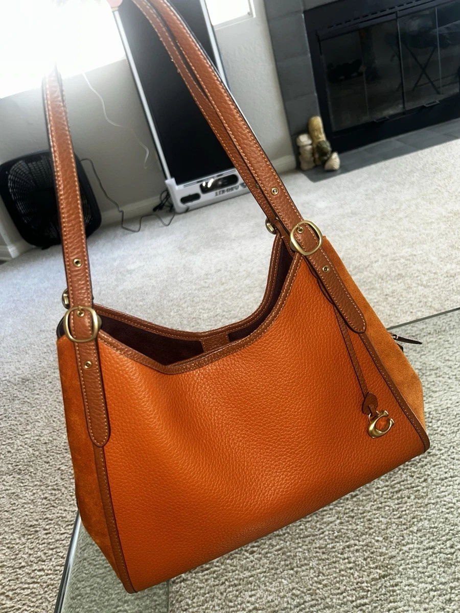 Coach Suede Shoulder Bags for Women for sale - eBay