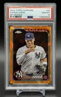 2024 Topps Chrome Sapphire⚾️Aaron Judge ORANGE Image Variation SP #/25💥PSA 10💥