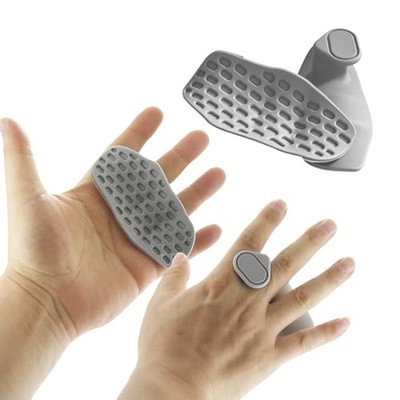 UQOOQFA Weight Lifting Grips - Rubber Anti-Slip Workout Grips, Ergonomic Hand