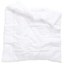 47x59 Inch White Crib Toddler Comforter Lightweight Down Alternative Quilt