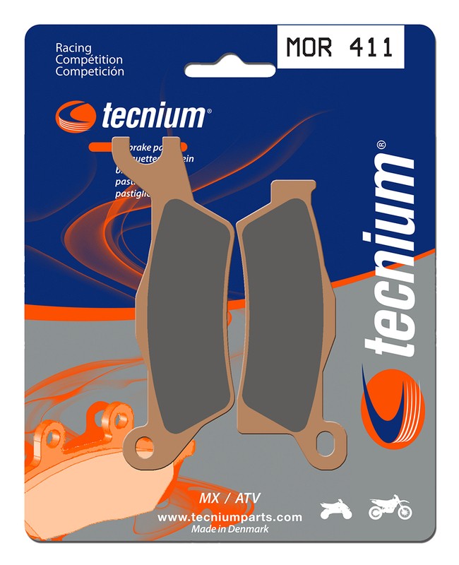 Plaquettes de frein TECHNIUM Racing MX MOR411 contre le fading en Quad
