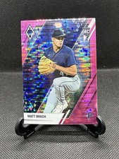 2022 Panini Chronicles #13 Matt Brash Seattle Mariners Phoenix Pink Pulsar