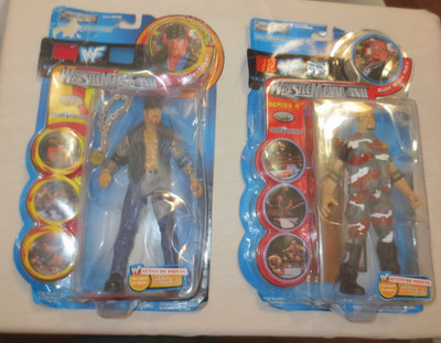 WWF WrestleMania XVII Undertaker Mark Calaway & Buh Buh Ray Figure Jakks