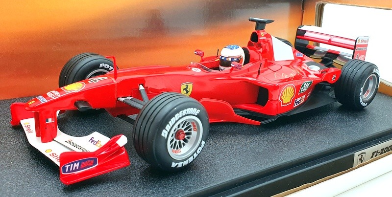 Hot Wheels 1/18 Scale diecast - 26738 Ferrari F1-2000 Rubens