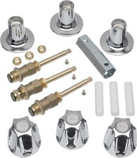 Bathtub and Shower 3-Handle Remodel/Rebuild Trim Kit for Price Pfister Verve Fau