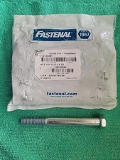 (5pc) 1/2-13 x 4-1/2" Hex Bolt Zinc Grade 5 Cap Screw Coarse Partial Thread