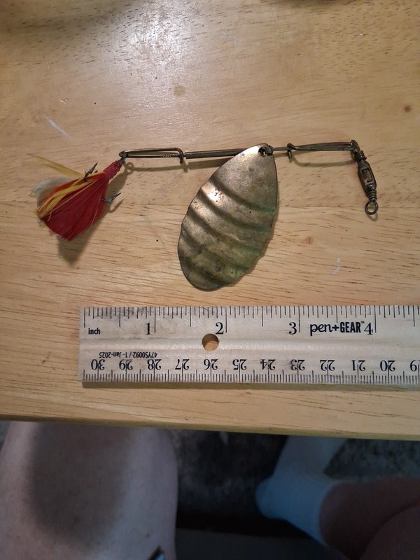 Vintage Spinner Bait. Unknown Maker. Very Old