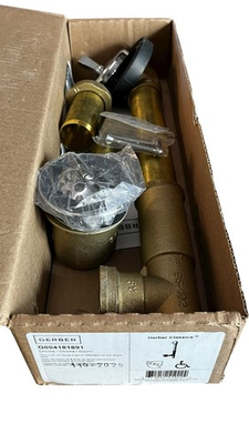 #ad Gerber Classics G004181891 Chrome Trip Lever 20 Gauge Drain with Brass Nut $59.99