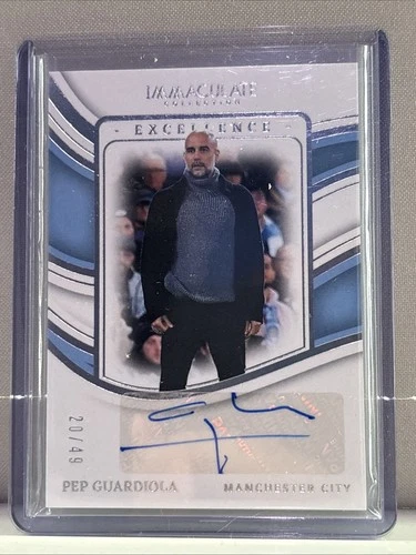 2023-24 Panini Immaculate Collection Excellence Autographs Pep Guardiola /49