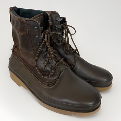 Baffin Boots Men s Size 9 Brown Leather Thinsulate Ankle Boot Lug Soles