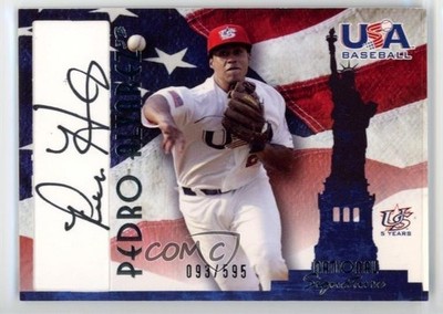 2007 USA Baseball National Signature Black Ink /595 Pedro Alvarez #A-15 Auto g2d
