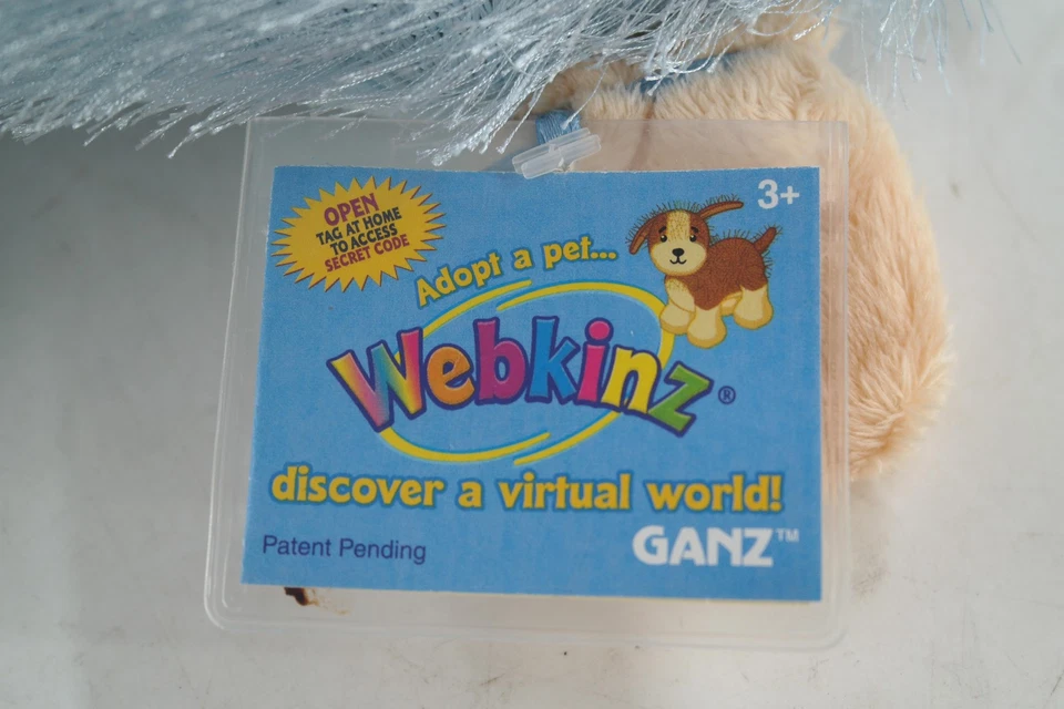Webkinz Blue Googles Plush Stuffed Animal HM333 Ganz NWT Toy Virtual Pet Sealed - Image 3 of 4
