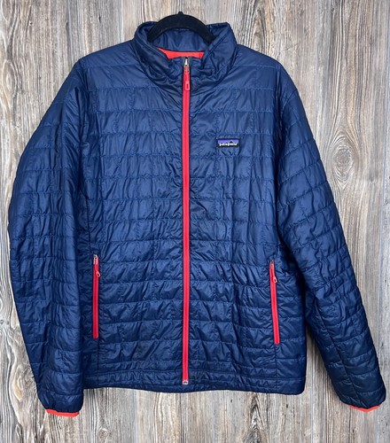 Patagonia Other Jacket L Polyester Navy Nano Puff Primaloft Packable Lightweight