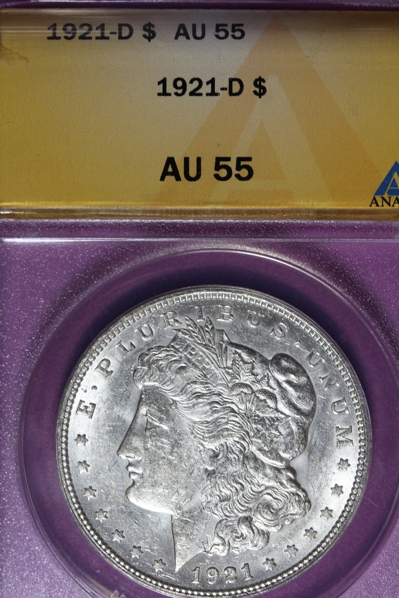 AU 55 Graded 1921 Year Morgan US Dollars (1878-1921) for sale | eBay