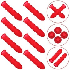 40 Pcs Glass Rubber Nozzle Protective Cover Caulk Savers Cap for Caulking Tube