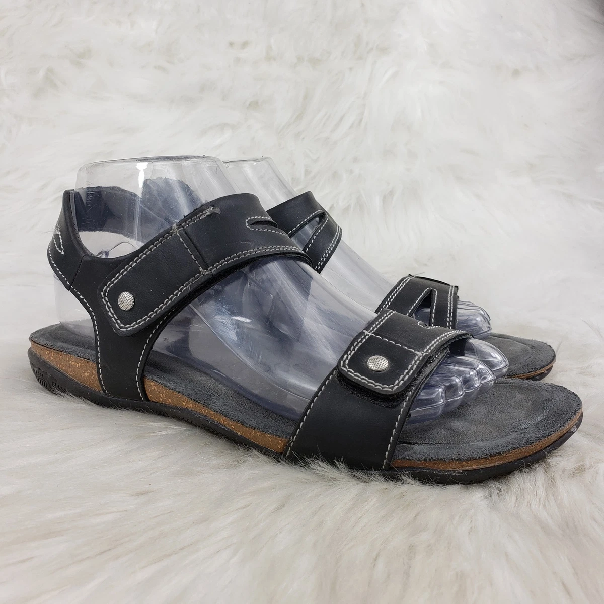 Khombu  Brown and Black Sandals size 10M Khombu Brown Sandals for Women for sale | eBay main image 2
