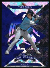 Theo Gillen 2025 Crusade Crusade Blue Cracked Ice #41 Rays 