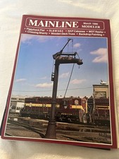 MAINLINE MODELER Magazine March 1986 Piggyback Flat DL&W NKP Caboose Model
