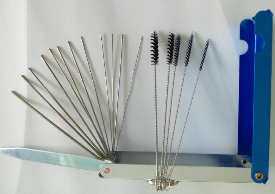 18PCS Carburetor Carb Jet Cleaning tools Set Wire Cleaner Kit For ...