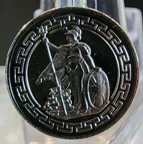 1 Gram .999 Fine Silver Art Bar Ingot. Chariot Worrior. Fun Way Of Investing.