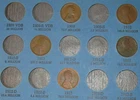 1909-1940 Lincoln Copper Wheat Cent Starter Collection 51 coins as shown