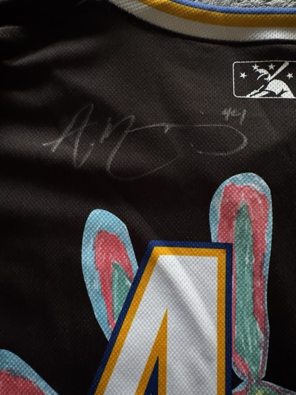 Richmond Flying Squirrels Game Worn Jersey Signed By Player