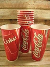 Vintage Coca Cola Waxed Cups Lot 22 oz. Sweetheart Theatre NEW Set of 10