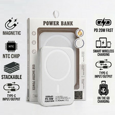 Power Bank 10000mAh New Magsafe Magnetic Fast Charging Portable iphone Samsung