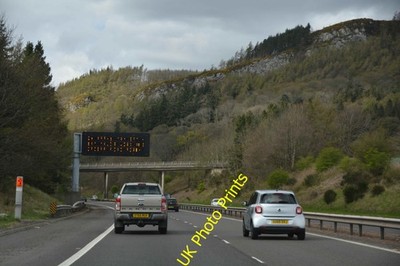 Foto A2 Perth & Kinross: Die Autobahnbrücke M90 von Earn Richtung Norden c2016