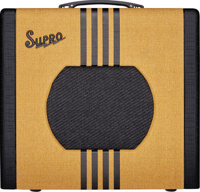Supro Delta King 10  1 x 10-inch 5-watt Tube Combo Amp - Tweed & Black