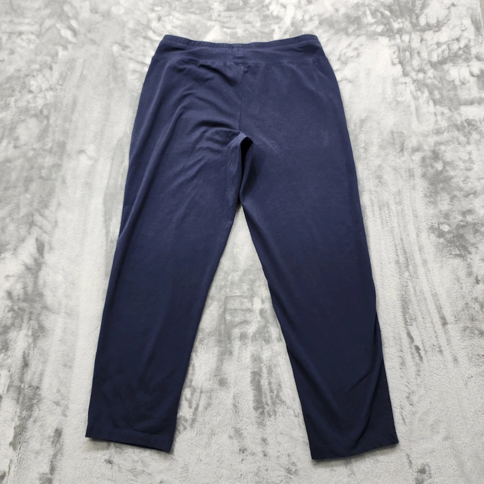 Pantalones Athletic Works para mujer M PETITE azules con cordón tejido bolsillos informales Foto 3 de 4